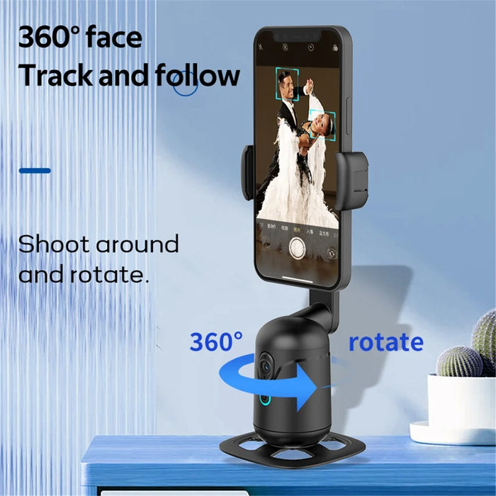 Q7 Intelligent Folding Gimbal Stabilizer 360-Degree Face Tracking Handheld Stabilizer 3-Axis Phone Gimbal Holder for Live Streaming - 3