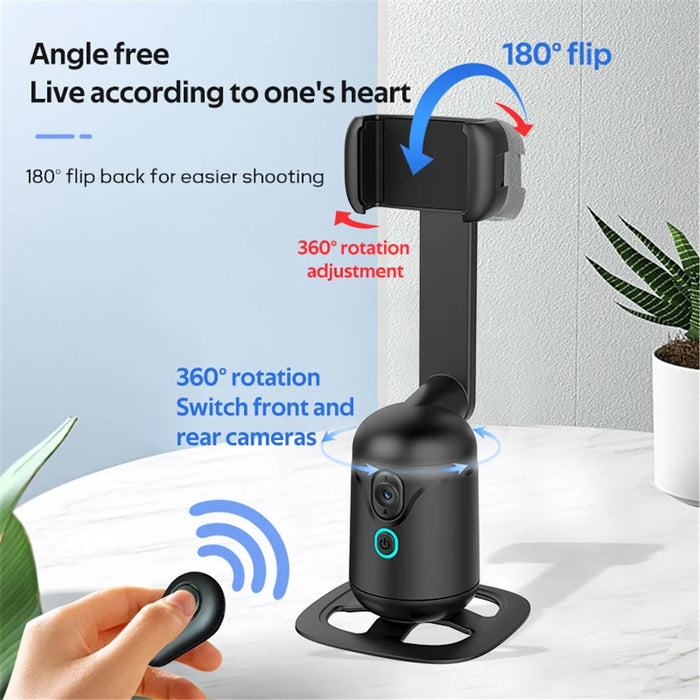 Q7 Intelligent Folding Gimbal Stabilizer 360-Degree Face Tracking Handheld Stabilizer 3-Axis Phone Gimbal Holder for Live Streaming - 7