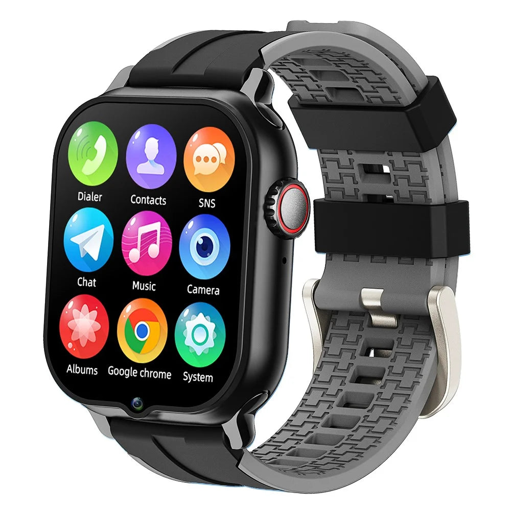 T9 1.89-Inch Display Smart Watch SOS 4G SIM Card 2GB+32GB Children Watch - Black - 1