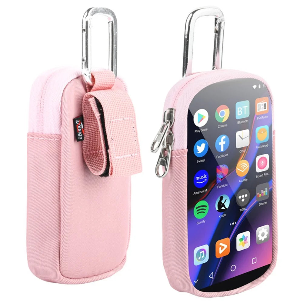Clear Window Universal Protective Case for MP3 / MP4 Player Storage Bag - Pink - 2