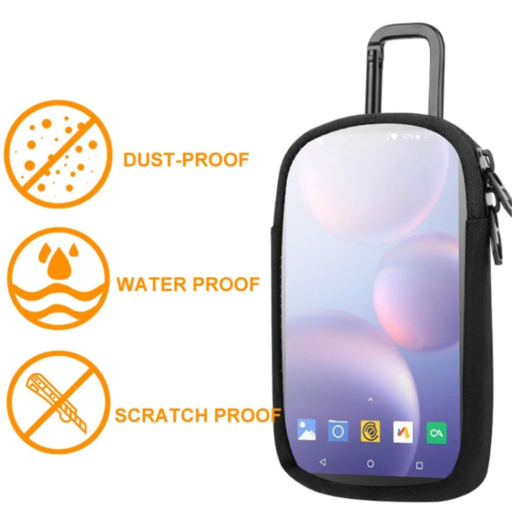 Clear Window Universal Protective Case for MP3 / MP4 Player Storage Bag - Pink - 4
