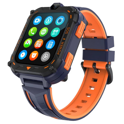 K39 4G 1.83-inch Screen Kids Smart Watch Video Calling SOS GPS Positioning Student Camera Watch - Orange - 1