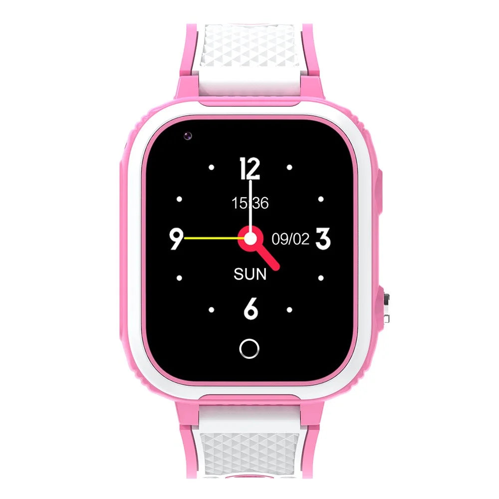 DH9S 1.4-inch Kids 4G Smart Watch Video Calling SOS GPS Positioning Camera Watch, European Version - Pink - 3