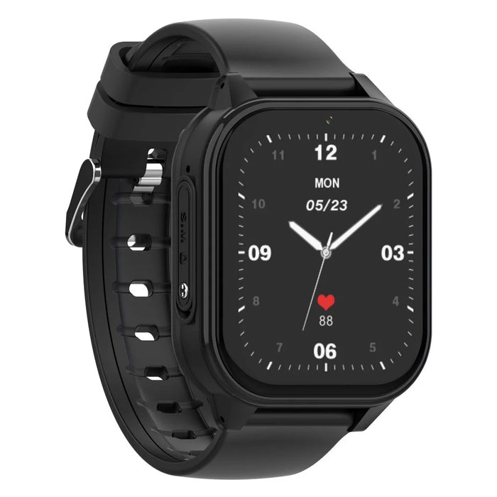 D1 Kids Smart Bracelet 1.85-Inch SOS 4G Children Voice Call SOS Function Phone Watch (1+8G) - Black - 2