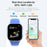 D1 Kids Smart Bracelet 1.85-Inch SOS 4G Children Voice Call SOS Function Phone Watch (1+8G) - Black - 6