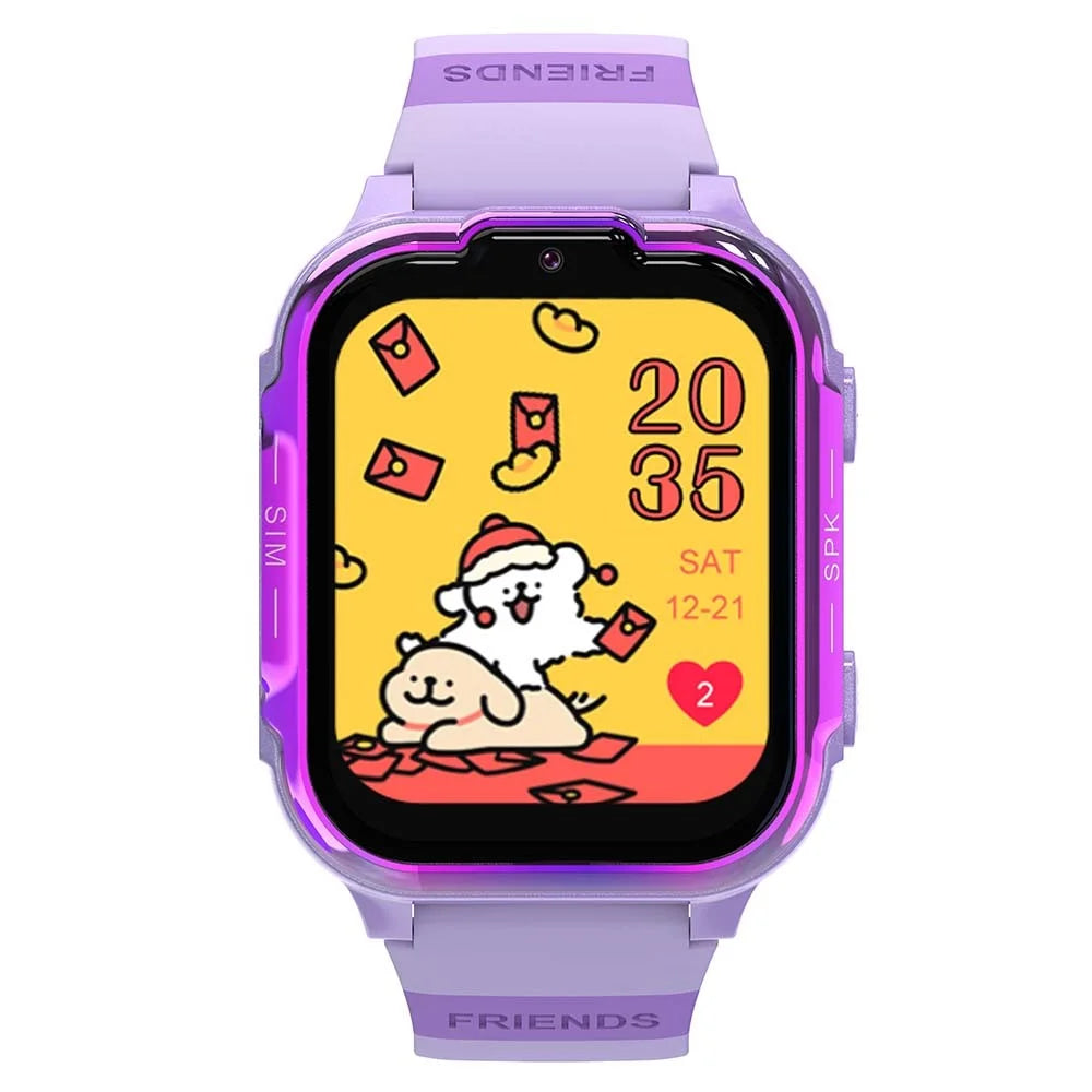 DH20 1.83-inch 4G Kids Smart Watch Camera Student 4G Video Call Smart Bracelet - Purple - 3