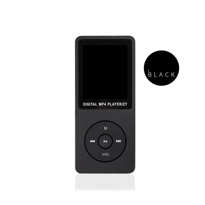 ZY418 1.8-inch Display Multi-function Portable Sports MP3 Music Player - Black - 1