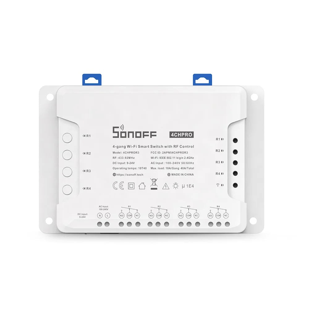 SONOFF 4CH Pro Rev3 Gang 4 Channel Wifi Smart Switch Remote Wifi Lights Switch - 1