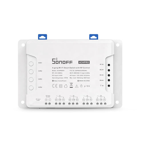 SONOFF 4CH Pro Rev3 Gang 4 Channel Wifi Smart Switch Remote Wifi Lights Switch - 1