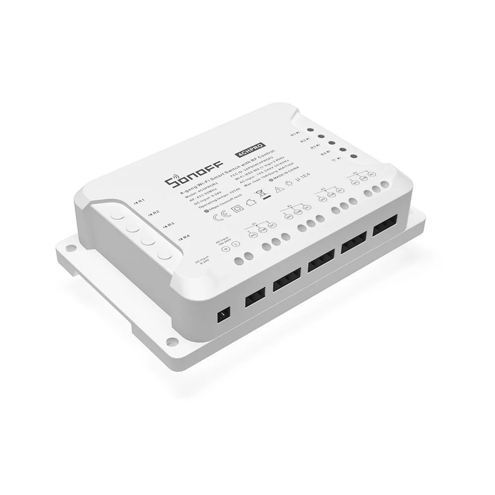 SONOFF 4CH Pro Rev3 Gang 4 Channel Wifi Smart Switch Remote Wifi Lights Switch - 4