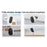 HUBVIEW CG6 IP65 Waterproof Outdoor Surveillance Camera Remote Baby Monitor, with 64GB Memory Card - 4