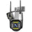 V380 WiFi 6MP Dual Lens Camera Motion Detection Alarm Waterproof Home Outdoor Security Camera - UK Plug - 1
