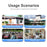 V380 WiFi 6MP Dual Lens Camera Motion Detection Alarm Waterproof Home Outdoor Security Camera - UK Plug - 7
