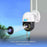 V380-P12-4G 3.0MP Camera Night Vision 4G APP Remote Monitoring Outdoor Home Security IP Camera, No Memory Card - US Plug - 7