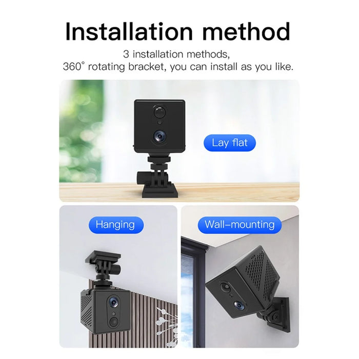 4G 3MP Home Security Camera Wireless Two-Way Talk Night Vision Camera (APP: Okam), No Memory Card - 7