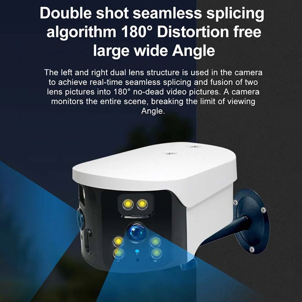 WiFi Home Security Camera 1080P HD Motion Detection Camera Wide Angle Monitor (Without TF Card) - US Plug - 2