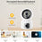 4MP Dual Lens Baby Monitor Ball Camera 4X Digital Zoom Two-Way Audio Night Vision Camera - US Plug - 3