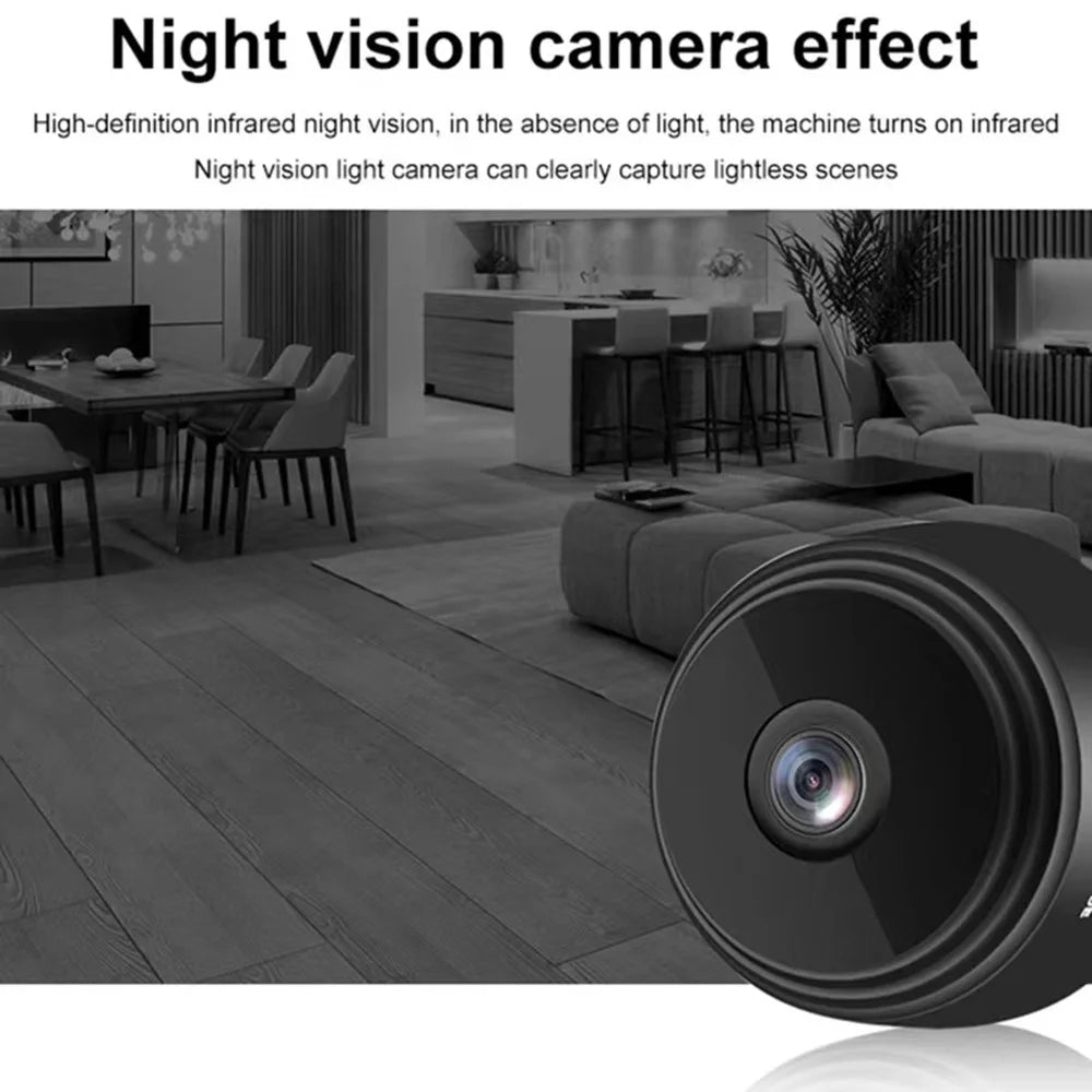A9 WiFi Remote Monitor Camera 1080P HD Magnetic Network Camera (English Version), without Night Vision - 4