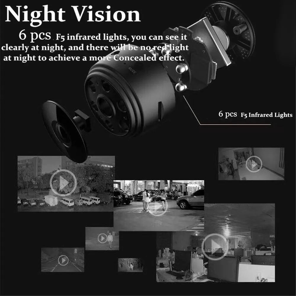 A9 WiFi Remote Monitor Camera 1080P HD Magnetic Network Camera (English Version), without Night Vision - 7
