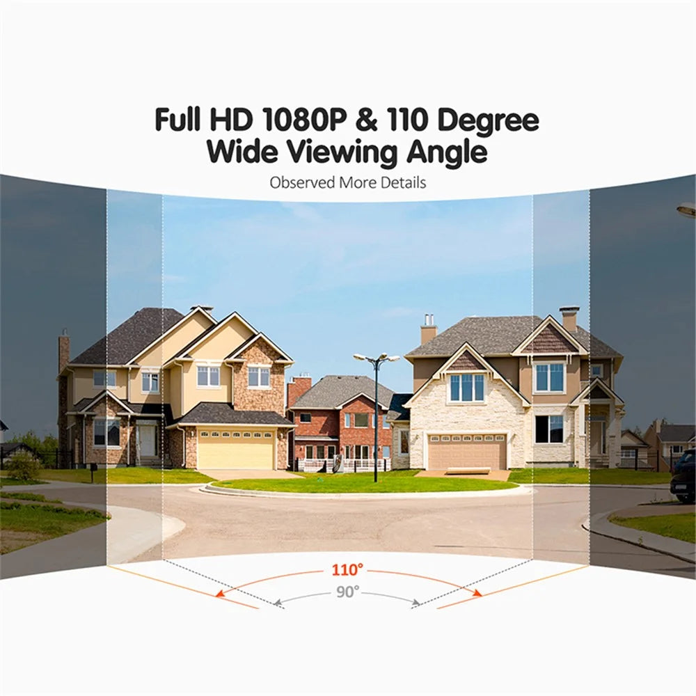 3MP WiFi Camera PIR Alarm Night Vision Two-Way Audio Home Shop Security Camera - 4