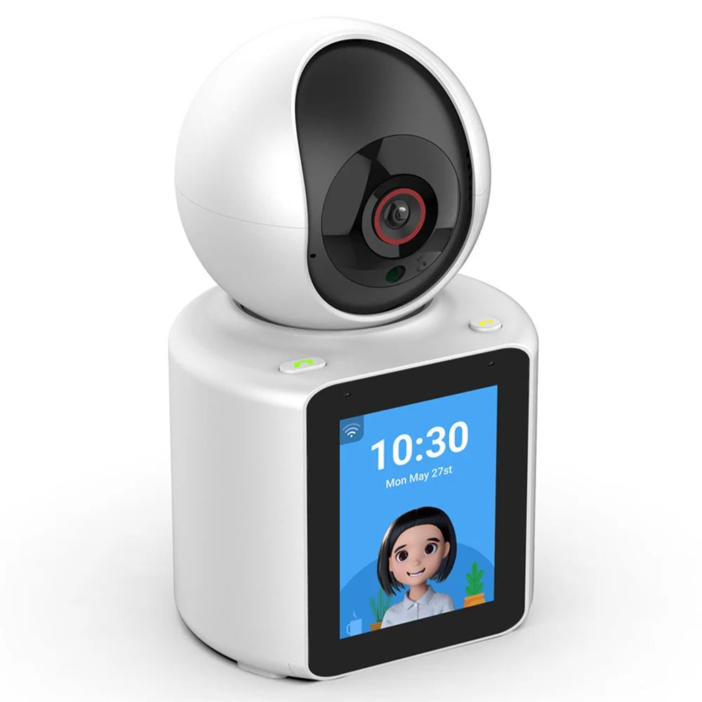 3MP Home Security Camera HD Pan Tilt Pet Baby Monitor Night Vision Two-Way Audio Function (Without Memory Card) - US Plug - 1