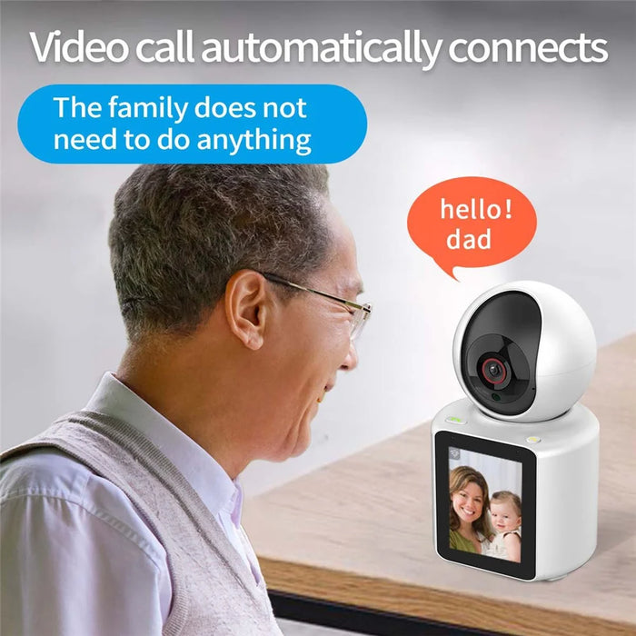 3MP Home Security Camera HD Pan Tilt Pet Baby Monitor Night Vision Two-Way Audio Function (Without Memory Card) - US Plug - 2
