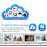 3MP Home Security Camera HD Pan Tilt Pet Baby Monitor Night Vision Two-Way Audio Function (Without Memory Card) - US Plug - 3