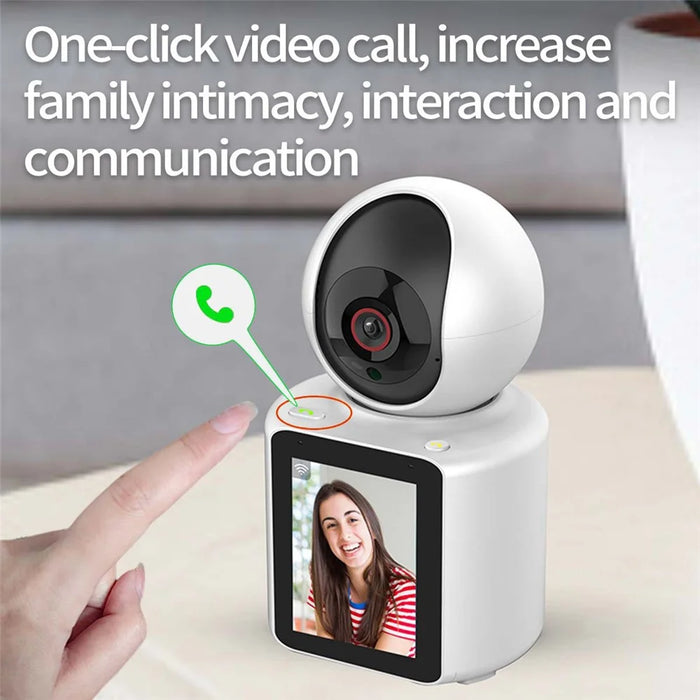 3MP Home Security Camera HD Pan Tilt Pet Baby Monitor Night Vision Two-Way Audio Function (Without Memory Card) - US Plug - 5