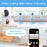 3MP Home Security Camera HD Pan Tilt Pet Baby Monitor Night Vision Two-Way Audio Function (Without Memory Card) - US Plug - 6