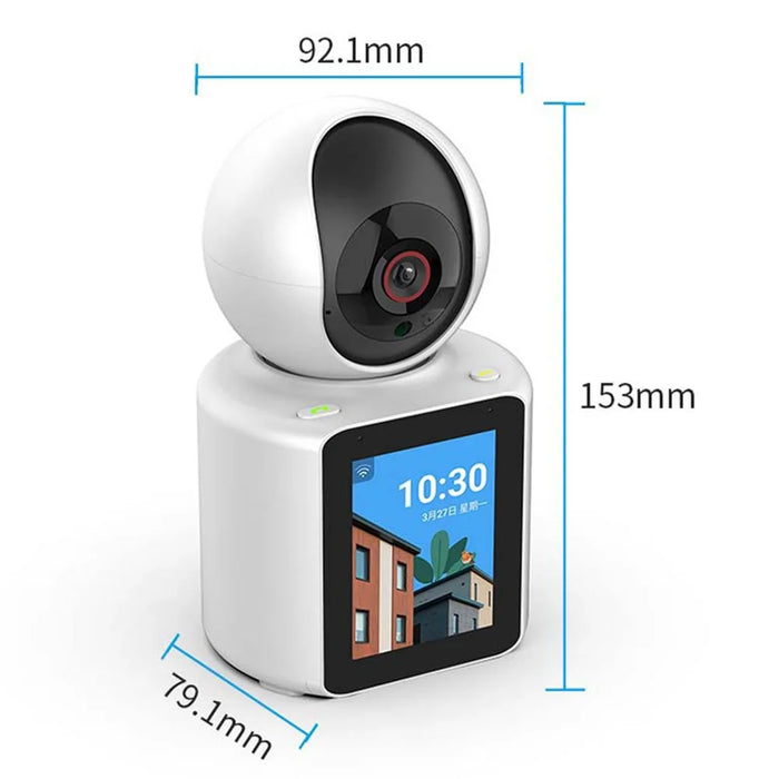 3MP Home Security Camera HD Pan Tilt Pet Baby Monitor Night Vision Two-Way Audio Function (Without Memory Card) - US Plug - 7