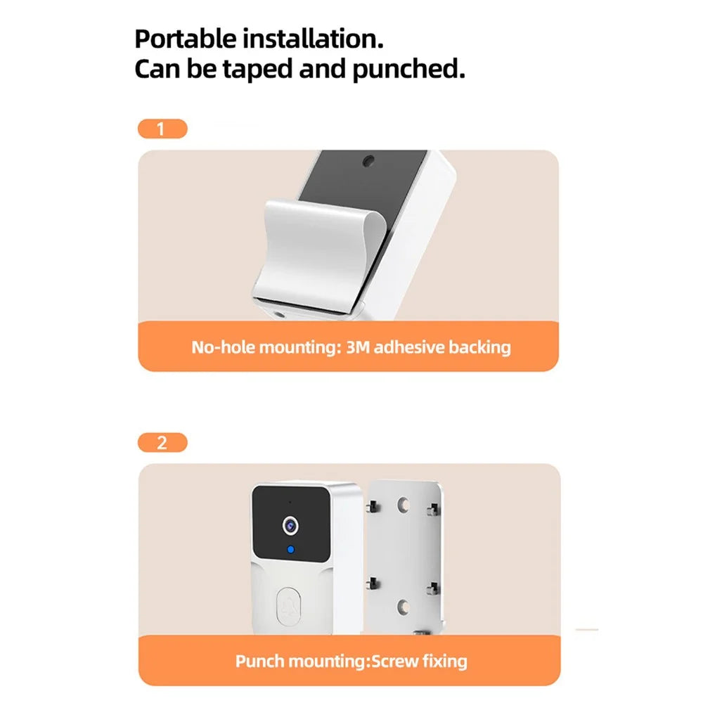 M15 4.3-inch Monitor Electronic Video Viewer Door Bell Voice Intercom Night Vision Camera Smart Doorbell - 5
