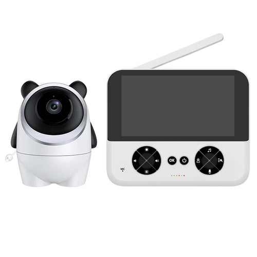 C5X 4.3-inch IPS Screen Baby Monitor 2 Way Voice 355-Degree Rotation Baby Security HD Video Camera - US Plug - 1
