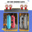 TOPWOLF HS-SW488 For Nintendo Switch / Switch OLED Joy-Con Controllers Charging Dock Game Card Holder - Brick Red - 4