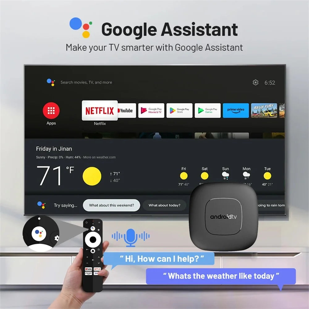 MORTAL T1 2GB+8GB TV Box Android13 Allwinner H313 Dual Band Wifi+Bluetooth-compatible Media Player - 4