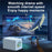 MINDPURE AD043 RJ45 Connector Cat6 Ethernet Cable Adapter Gigabit Network Extender - Black - 6