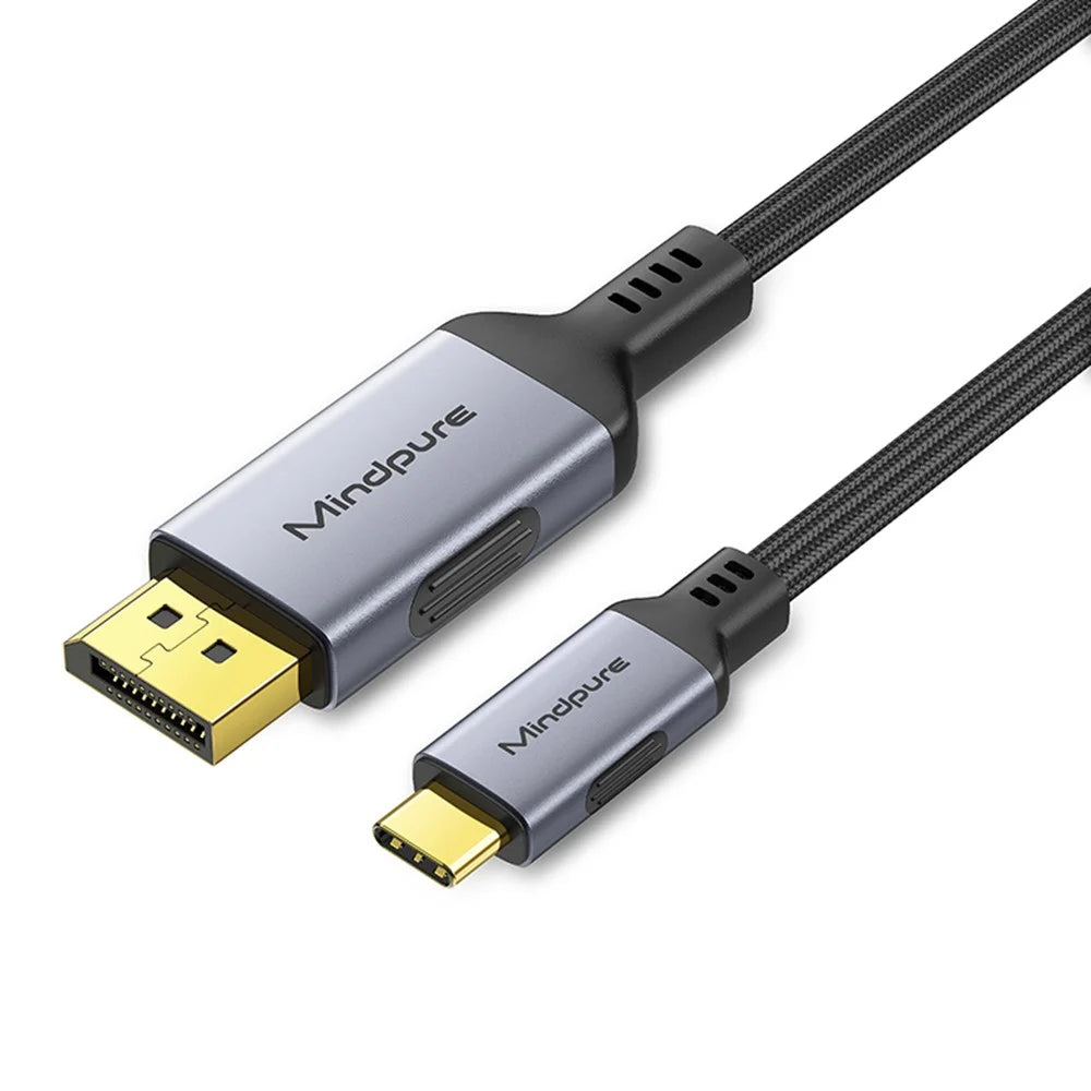 MINDPURE USB Type-C to DisplayPort DP 1.4 Cable 8K 60Hz Converter Wire Support Dynamic HDR - 1