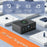 818D Digital Display 3 Type-C + 2 USB 190W High Power Desktop Charger Support Qi Wireless Charging - US Plug - 7