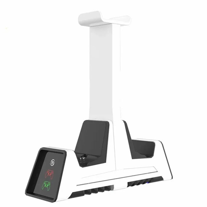 JYS-P5113 Dual USB Charging Station Dock with Headphone Hanger Holder for Sony Playstation 5 Controller - 1