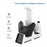 JYS-P5113 Dual USB Charging Station Dock with Headphone Hanger Holder for Sony Playstation 5 Controller - 3
