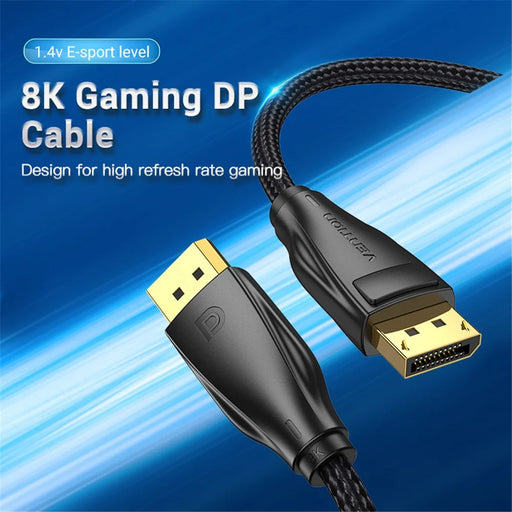VENTION HCCBI 3m DP Cord 8K / 60Hz 4K / 144Hz DisplayPort Male to DisplayPort Male Cable - 2