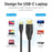 VENTION CGYBH CGY Series 2m Type-C to DP Cable 8K USB-C to DisplayPort Adapter Screen Synchronization for Laptop PC - 7