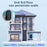 ML008-B-22UK 60 Melodies Wireless Self-Powered Doorbell Ring UK Plug / Black, 2 Transmitter + 2 Receiver - 5