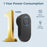 ML008-B-21UK 60 Melodies Wireless Self-Powered Doorbell Ring UK Plug  /  Black, 2 Transmitter + 1 Receiver - 6
