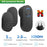 ML008-B-21EU 60 Melodies Wireless Self-Powered Doorbell Ring EU Plug / Black, 2 Transmitter + 1 Receiver - 2
