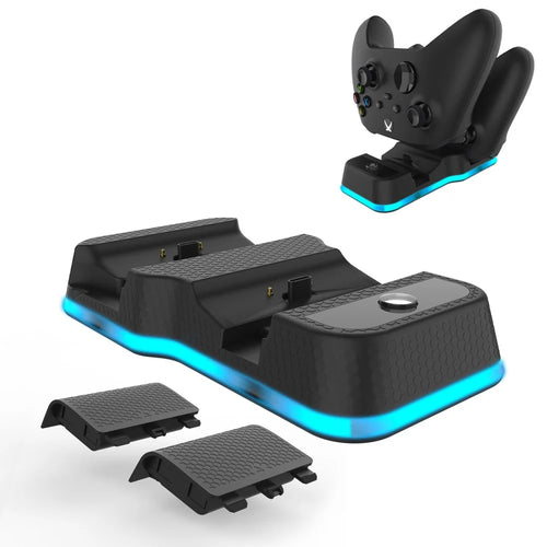 JYS-X129 Dual Charging Station with Dual USB-C Ports & LED Indicator for Xbox X/S - 1