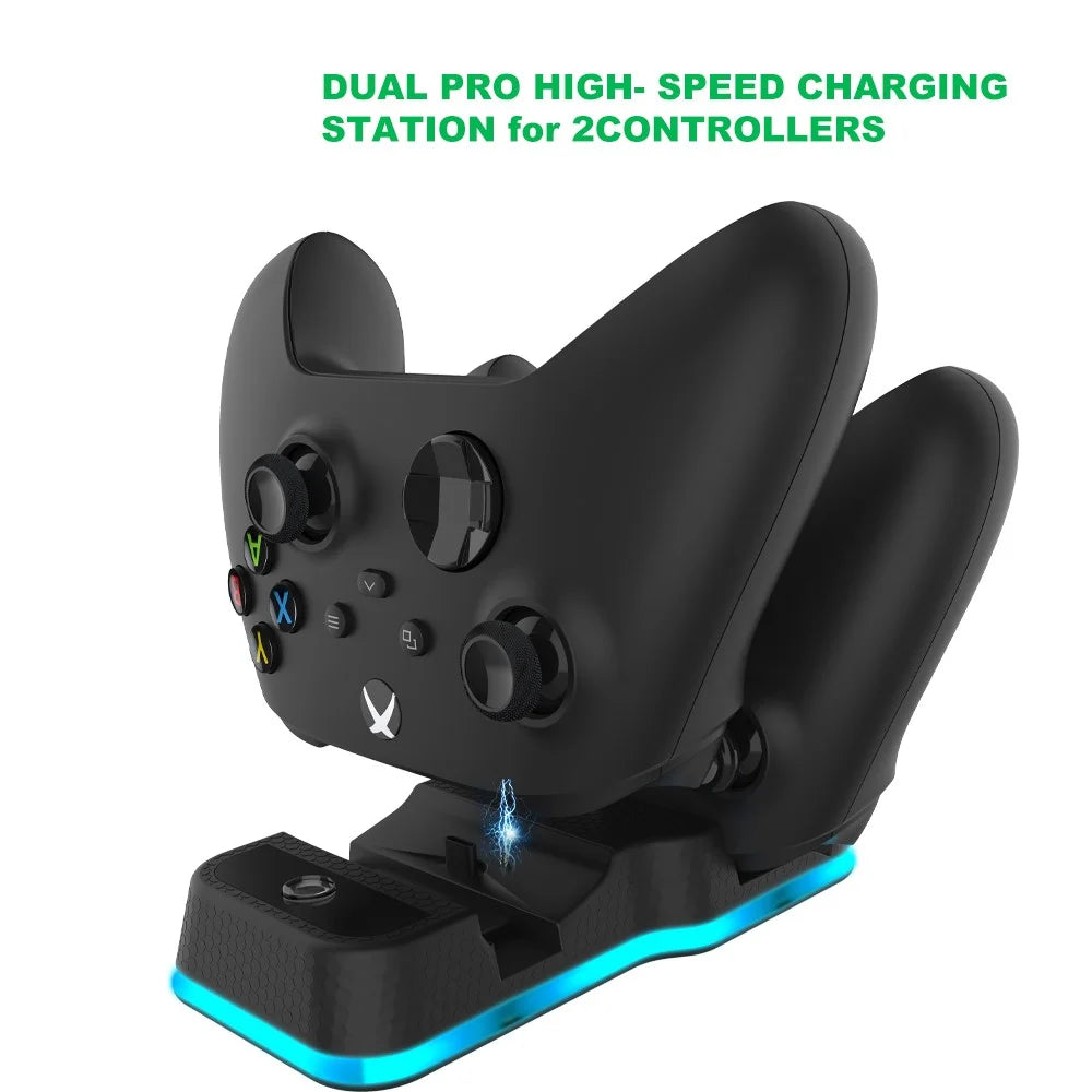 JYS-X129 Dual Charging Station with Dual USB-C Ports & LED Indicator for Xbox X/S - 4