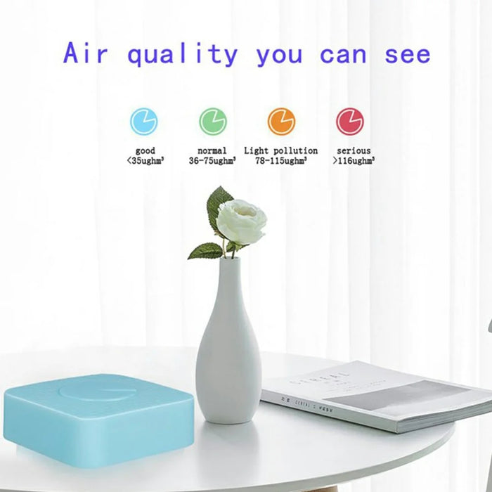 Tuya WiFi Smart PM2.5 Air Quality Monitor Box Multi-Function Temperature Humidity Meter - 5