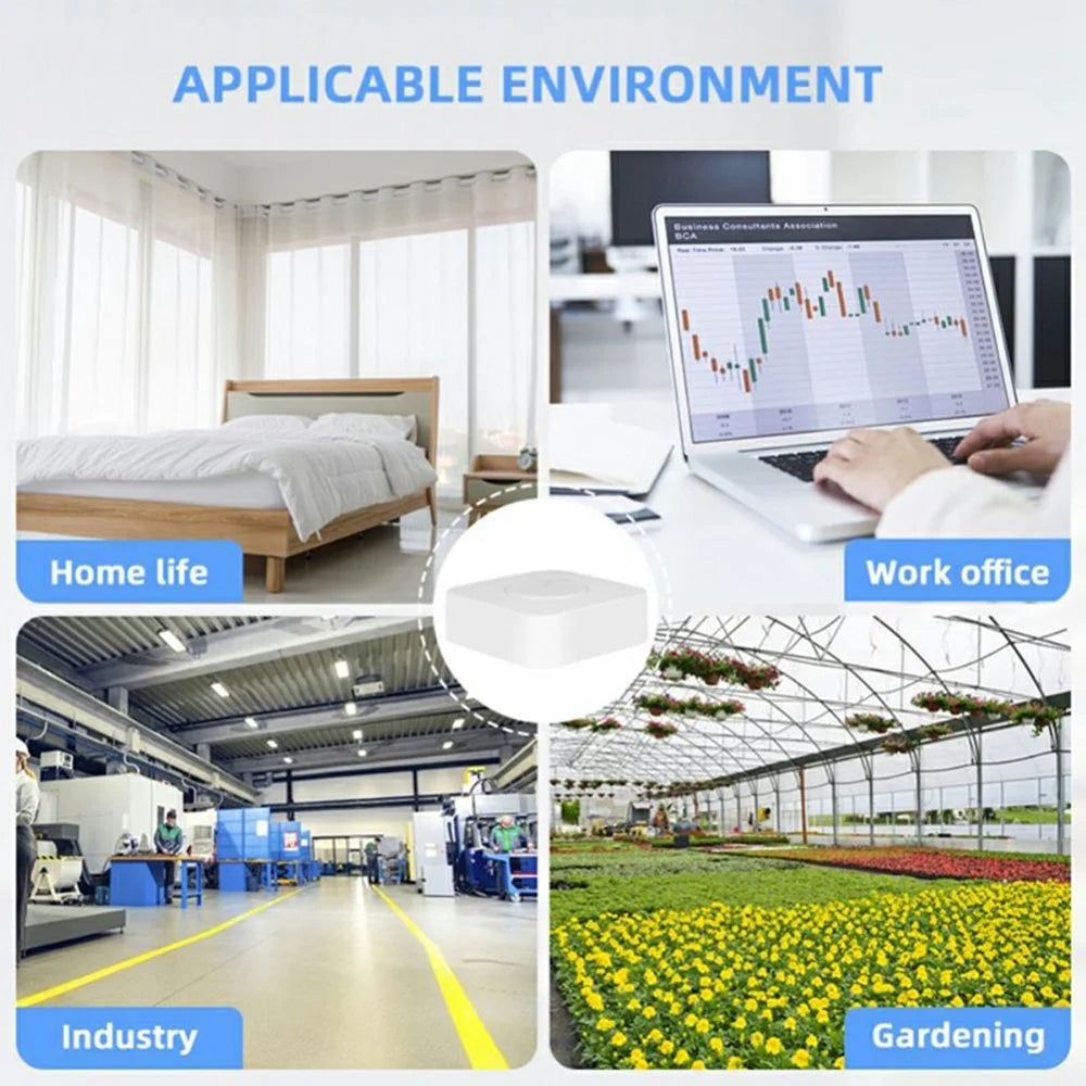 Tuya Zigbee 6-in-1 Smart Air Detector PM2.5 Formaldehyde VOC Temperature Humidity CO2 Monitor - 7