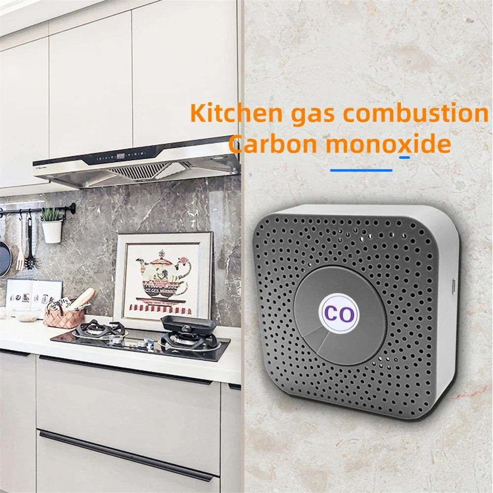 Tuya Smart Zigbee Carbon Monoxide Sensor 80dB Alarm CO Level Detector - 5