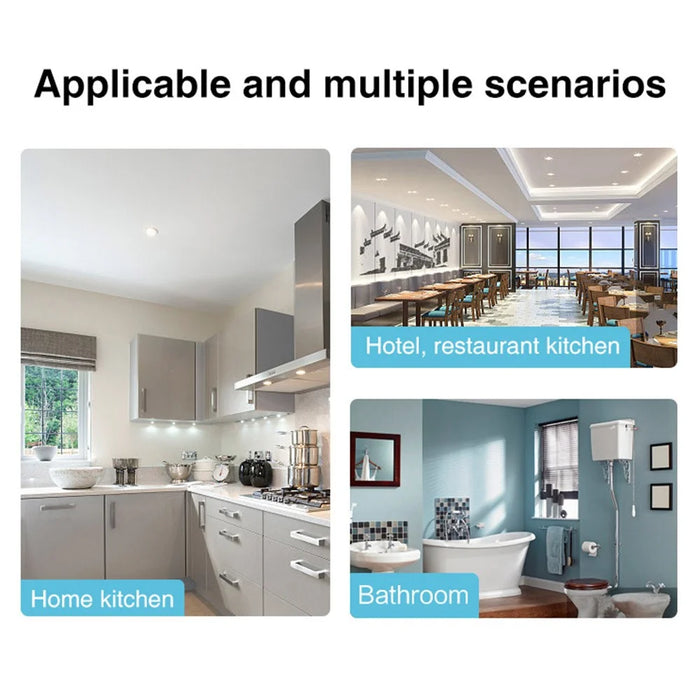 Zigbee Smart Gas Detector Real-Time Monitoring App Control 70dB Alarm Natural Gas Leak Sensor - EU Plug - 7